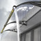 Haustür überdachung Terrasse Vordach Regenschutz Balkon Dach Markise Eingangstür Markisen Terrassendach Carport Außentür Unterstand aus Polycarbonat und Aluminium Türüberdachung für Fenster Garten (C
