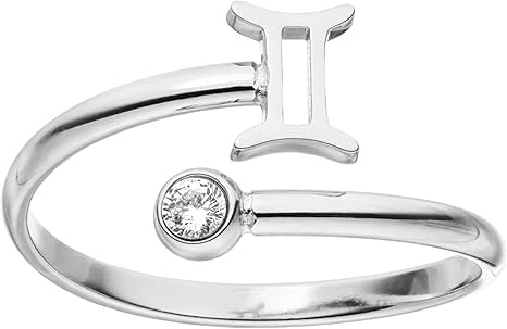 Purelei Sternzeichen Ring verstellbar - Damenring Gold & Silber