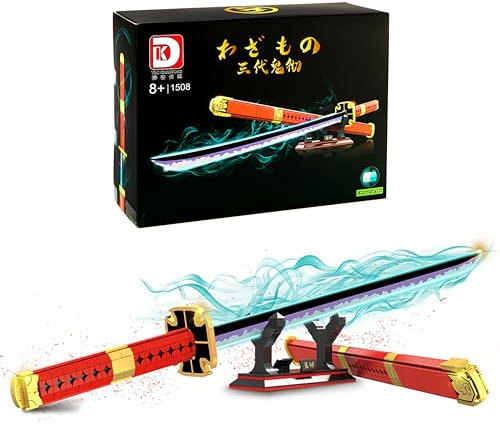 Katana One Piece Zoro Kitetsu - Epée Jeu Construction 790 Pièces - Boite Premium