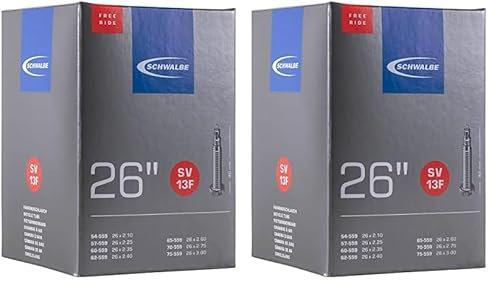 Ralf Bohle GmbH 318622 - fahrradschlauch, Schwarz (Packung mit 2)