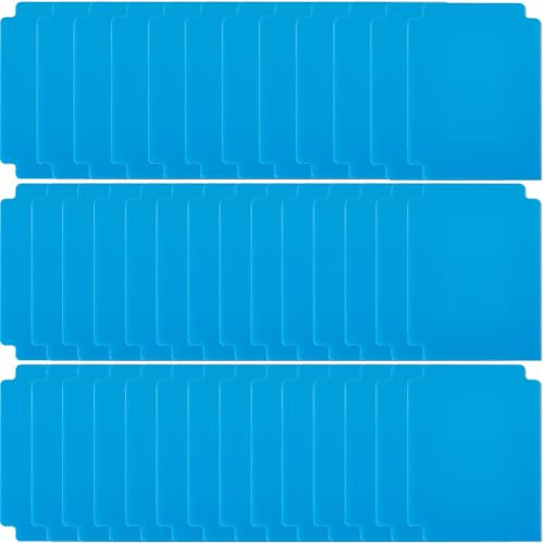 craspire Sammelkartenteiler Blauer Kartentrenner Kartensortierfach Kartenteiler Aus Kunststoff Brettspiel Kartentrenner Kartendeckbox Teiler Für Die Aufbewahrung von Spielen 40 Blatt 2,75 x 3,7 Zoll