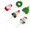 5St Add- zum Dekorieren von Kuchen Cupcake-Topper für Weihnachten Weihnachtsfondant weihnachtsdeko weihnachtsmotiv Kuchendekor aus Harz weihnachtskuchen topper DRESSOOS