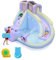 Ktaxon Inflatable Water Slides for Kids, Outdoor & Indoor Waterslide Park Bounce House with Splash Pool, 550W Air Blower, Water Gun for Backyard, Lawn, Ages 3-8 Years