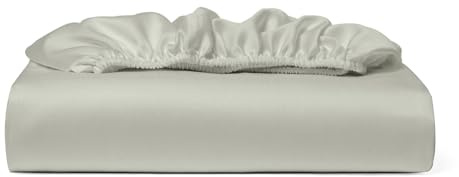 Cosy House Collection 100% Viskose aus Bambus Spannbettlaken – Kühlend, atmungsaktiv, seidig weich – mit tiefen Taschen