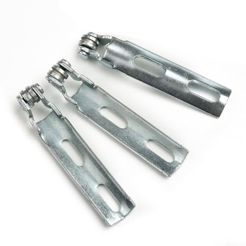 Juego de Ruedas guía de Sierra de calar de Metal para 55 Accesorios de Varilla alternante, Piezas de Repuesto de Herramientas eléctricas, 3 Piezas de Plata