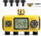 TRJZWA Programador Riego Automático,4 Entradas de Agua, Controlador de Entrada de Latón Riego de Jardín Inteligente con Pantalla LCD, Retardo de Lluvia, IP65 Impermeable,Apto para Jardines y Patios