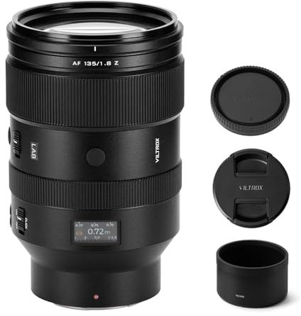 Viltrox AF - Obiettivo full frame 135 mm F1.8 LAB per Nikon Z-Mount, teleobiettivo Prime compatibile con fotocamera Nikon Z Mount Zfc Z50 Z5 Z6 Z7 Z8 Z9 Z7 Z50II Z6II Z30 ZF
