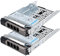 Heretom F238F 0F238F F238F Lot de 2 cadres de disque dur SAS SATA 3,5 pour Dell Poweredge F238F+9W8C4