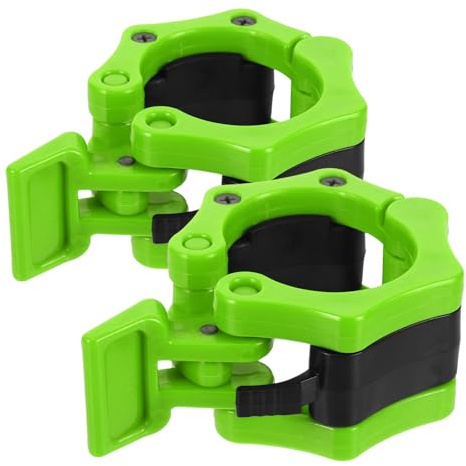 Cabilock 1 Paar Langhantel Klemmen mit Schnellverschluss 25mm Metallfederklemme für Lang und Kurzhanteln Stabile Gewichtsklammern für Heim und Profi Fitnessstudio