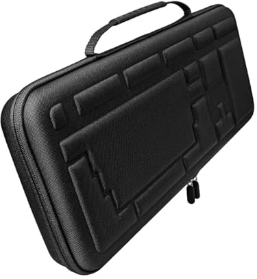 Keyboard Travel Case for 108 Keys Ergonomic Storage Dustproof Bag Shockproof Travel Case