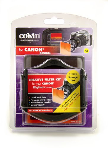 Cokin CKH520 Kit Numérique Canon Série P comprenant un Porte-Filtres + 1 bague Ø58mm + 1 Filtre P197 (Coucher de Soleil)