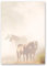 20 Blatt Briefpapier Tierwelt PFERDE IM NEBEL - DIN A4 Format - Paper-Media