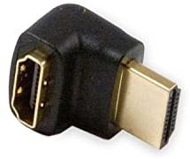 Lyndahl HDMI 1.4 Winkeladapter LKHA012, HDMI Buchse auf HDMI Stecker, 270° Winkelstecker HDMI Steckverbinder