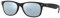 Ray-Ban Unisex New Wayfarer Sonnenbrille, Schwarz (Gestell: Schwarz, Gläser: Silber Flash 622/30), Large (Herstellergröße: 55)