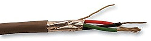 CABLE SHIELDED 18AWG 4 CORE 30.5M Cable/wire Multicored