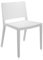 Kartell Lizz Mat Essstühle, Plastik, weiß, 52 x 74.5 x 50 cm
