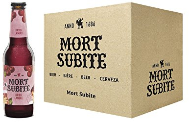 Mort Subite Cerveza - Caja de 12 Botellas x 250 ml - Total: 3 L