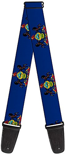 Buckle-Down Guitar Strap Pennsylvania Flag 2 Inches Wide