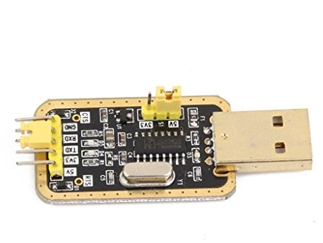 DollaTek 3.3V/5V USB zum TTL-Konverter CH340G UART Serial Adapter Module Goldene