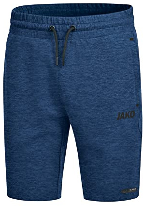 JAKO Herren Shorts Premium Basics, Marine-Meliert, XL