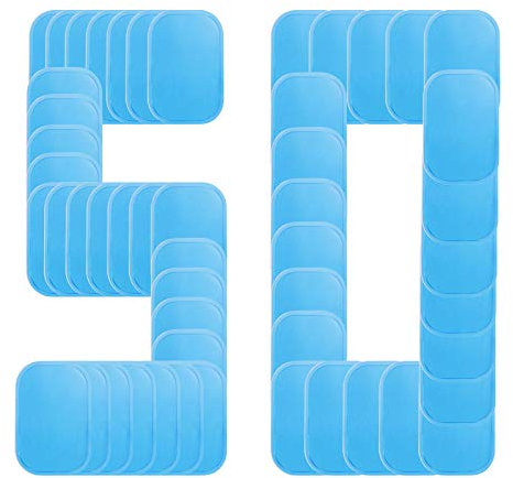 UYGHHK Gel-Pads für Bauchmuskeltrainer, ABS-Ersatzgel-Pads, Ersatz-Gel für Muskel-Toner, Bauchmuskeltrainer, 50 Stück / 25 Stück