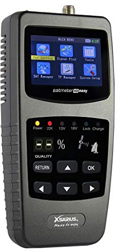 Xsarius Satmeter HD Easy Camping Satfinder HD DVB-S + DVB-S2 8PSK SAT