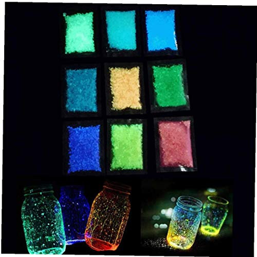 Bontand 4pcs Phosphorescent Poisson Aquarium Maison Jardin Décoratif Foncé Sable Gravier (différentes Couleurs)