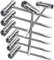 MotBach 6 Pack Chainsaw Scrench Replacement Tool, 13 by 19 mm Chainsaw Wrench, Long and Short Size T Wrench Spanner Tool, Screwdriver and Wrench Combination Tool, Long and Short Size