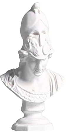 perfk Büste Statue Skulptur, Klassischen Griechischen Figur Statue Kunst Harz Figur Skulpturen Dekoration Ornament Kleine, Athena,für Kokette Room Decor,Bürodekorationen,Polyresin, Geschenk