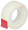 Erich Krause Klebeband 18mm x 20m transparent 1 Stück - Tape einseitig für Büro Schule Haushalt - Klebefilm beschriftbar zum Basteln Pakete versenden