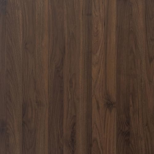 BOMENG Walnut Wood Contact Paper Roll Thick Brown Textured Wood Grain Peel and Stick Wallpaper Self Adhesive Vinyl Film Removable Waterproof Wallpaper for Cabinet Furniture Sticker 16x79
