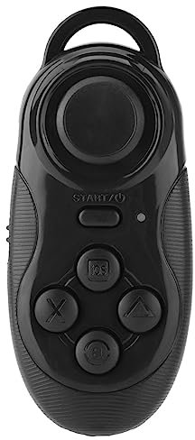 VBESTLIFE Mini Gamepad Remoto Inalámbrico, Controlador de Juego Portátil Bluetooth Joystick Selfie Timer Remote Controller para IOS y Android