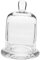 ORFOFE Cloche en Verre Bougeoir pour Bougies en Pot, Tasse Affichage, Centre De Table, Support Miniature