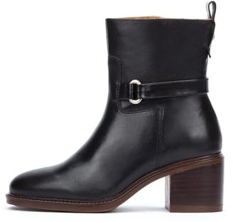 Pikolinos Stiefeletten mit Absatz in Leder HUESCA für Frauen Farbe Negro