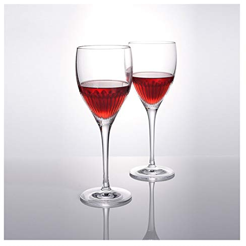 Flute da Champagne Verres à vin en Cristal Verres à vin Goblet Champagne Les Lunettes conviennent aux Mariages, Anniversaires et Noël.340 ML Verres à Champagne