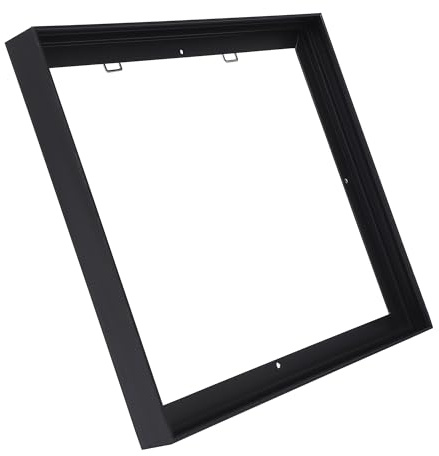 CANFRAVAS Metall-Leinwand, schwebender Rahmen, 61 x 76 cm, für 1,5 - 2,3 cm tiefe Leinwandmalerei, Schwarz, 61 x 76,2 cm