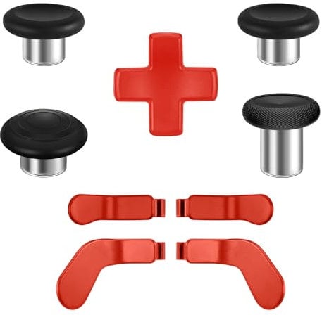 9-in-1 Magnetische Thumbsticks Analog Thumb Sticks Ersatz Joystick Teile Reparatur Zubehör Kit Komponenten Set mit 4 Paddeln, 1 D-Pads für Xbox Elite Controller Serie 2 und Core Controller