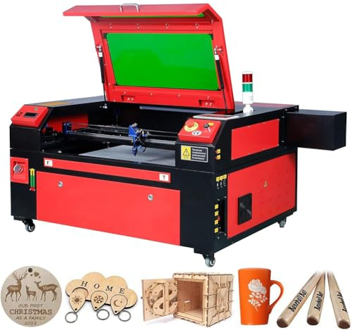 80W CO2 Laser Graviermaschine Sihao Plottermaschine Snapmaker Gravurwerkzeug 700 x 500mm 220V Europlug Ruida Control mit USB-Anschluss für Holz/Papier/Kunststoff/Leder/Glas/Harz/Keramik