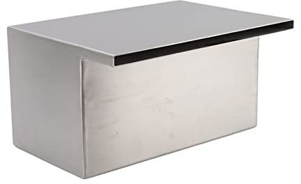 MINGZHE Cortina d'Acqua per Piscina, Fontane per Laghetto con Luci Colorate, Cascate con Fontana a Muro per Esterni con Filo Femmina