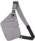 VADOO Sling Bag Rucksack, Schultertasche, Brusttaschen für Herren, Reisen, Outdoor, Sport, Grau