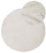carpetfine Teppich Holly Zen Rund flauschig weicher Teppich in Creme Ø 80 cm | für Wohnzimmer, Schlafzimmer & Kinderzimmer