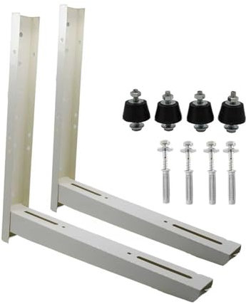 Pack Juego Soporte Aire Acondicionado - Soldado | 4 Silenblocks A-45 | 4 Tiranfondos/Tornilleria | Universal (40x40 cm)