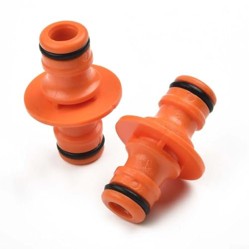 Raccord de tuyau en plastique ABS, anneau en caoutchouc étanche, joint de tuyau d'arrosage de jardin