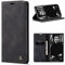 owlhold Funda para iPhone XR,Funda Avanzado PU Piel [Tarjetas y Billetera][Soporte Plegable][Cierre Magnético] Antigolpes Libro Case Carcasa para iPhone XR-Negro