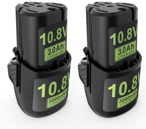 2X 10.8V 3000mAh Batería de Repuesto para Stihl Batería AS2, Adecuado para Herramientas HSA26 GTA26 SEA20