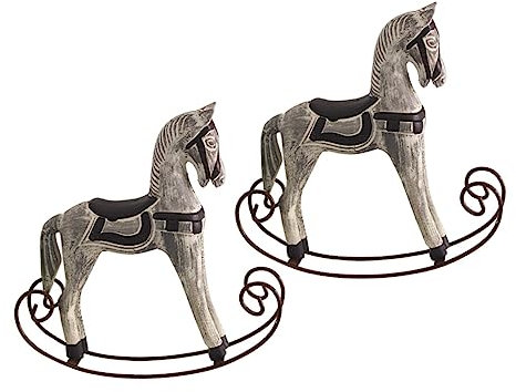 MUSISALY Holz Handgefertigt Holzhandwerk Heimdekoration Grau Sicheres Holzspielzeug Kreatives Design