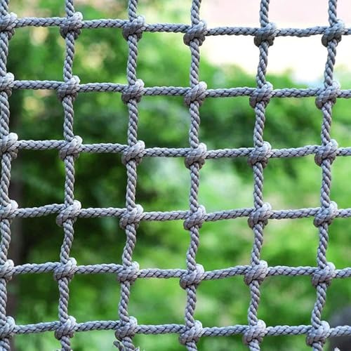 KDSD8FFF Climbing Net for Kids Outdoor, Heavy Duty Large Military Climbing Net, Polyester Climbing Cargo Net for Rope Ladder, Playground, Swingset, Treehouse, Jungle Gyms,10 * 10ft