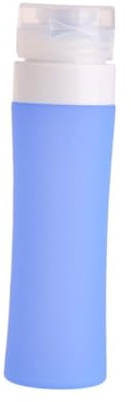 Gatuida Silikonflasche Mit Weithals-design Blau Wiederverwendbar Für Flüssigseife Lotion Und Reisegebrauch Geruchsneutral Und Sicher Anwendung