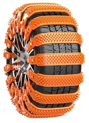 HBANMK Schneeketten für Jeep Grand Cherokee 2020 2021 2022 2023 2024 2025, Anti-Rutsch Winterreifen Reifenketten, Wiederverwendbare Auto Einstellbare Ketten Reifen Schneekette für Auto, LKW, SUV