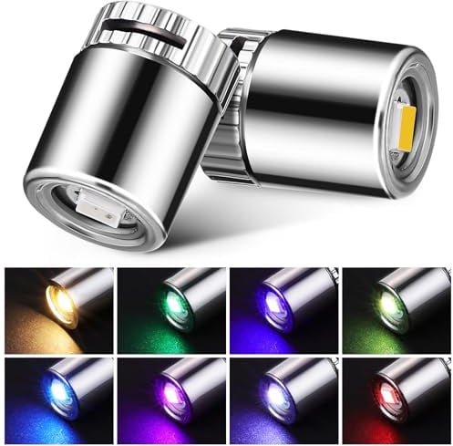 24 Stück Miniaturlichter für Puppenhaus, Kunststoff, Silber